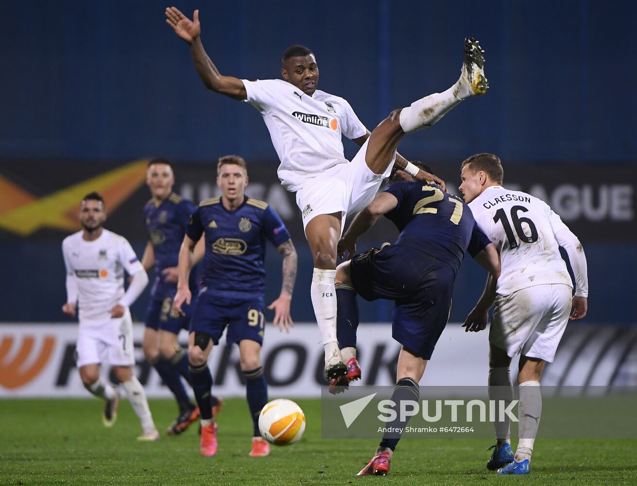Croatia Soccer Europa League Dinamo Zagreb - Krasnodar