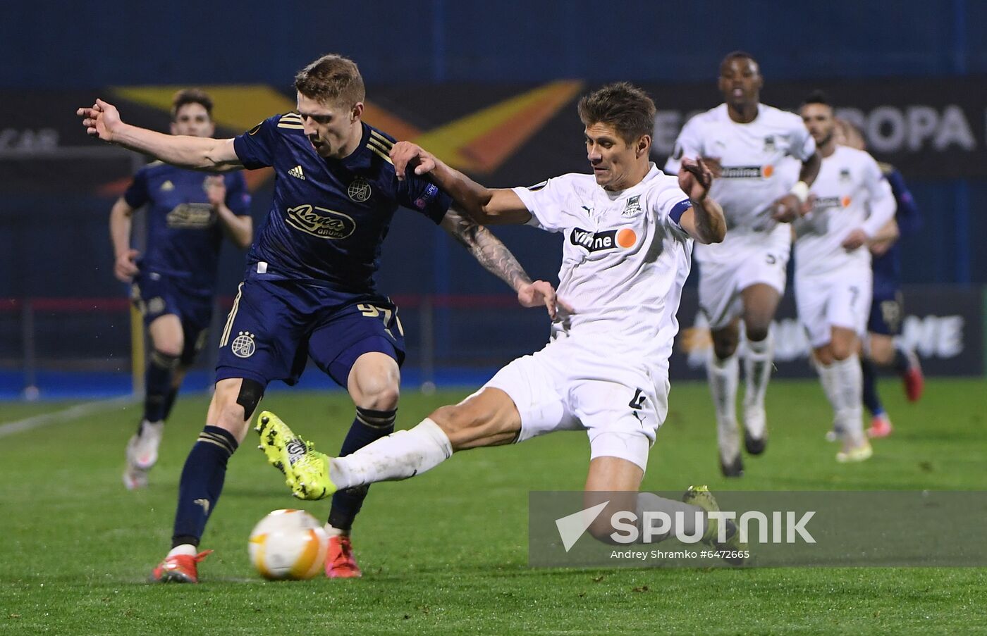 Croatia Soccer Europa League Dinamo Zagreb - Krasnodar