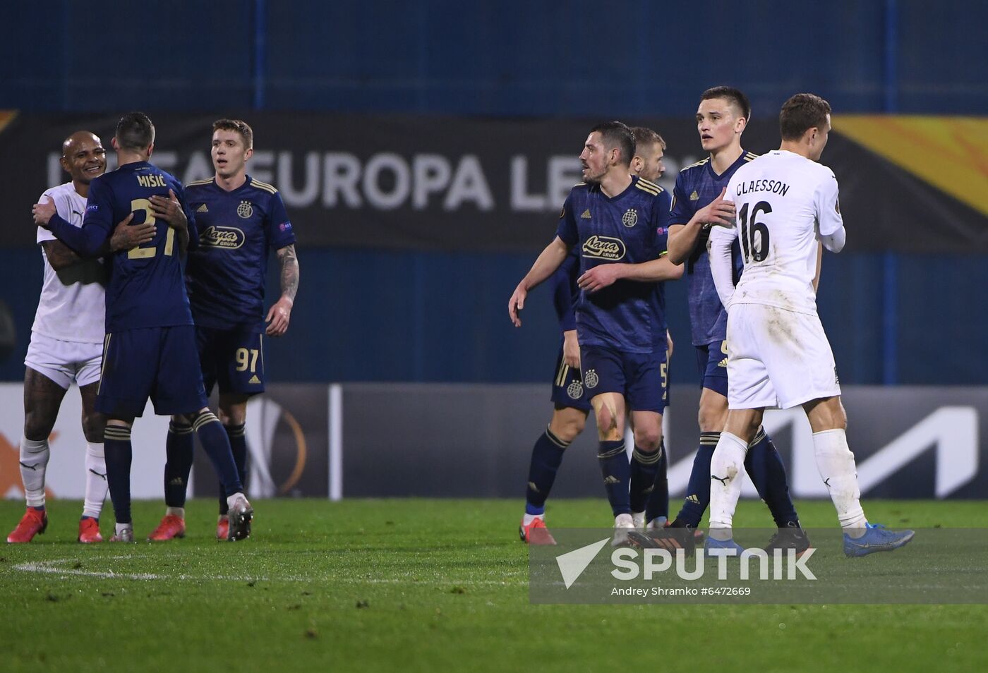Croatia Soccer Europa League Dinamo Zagreb - Krasnodar