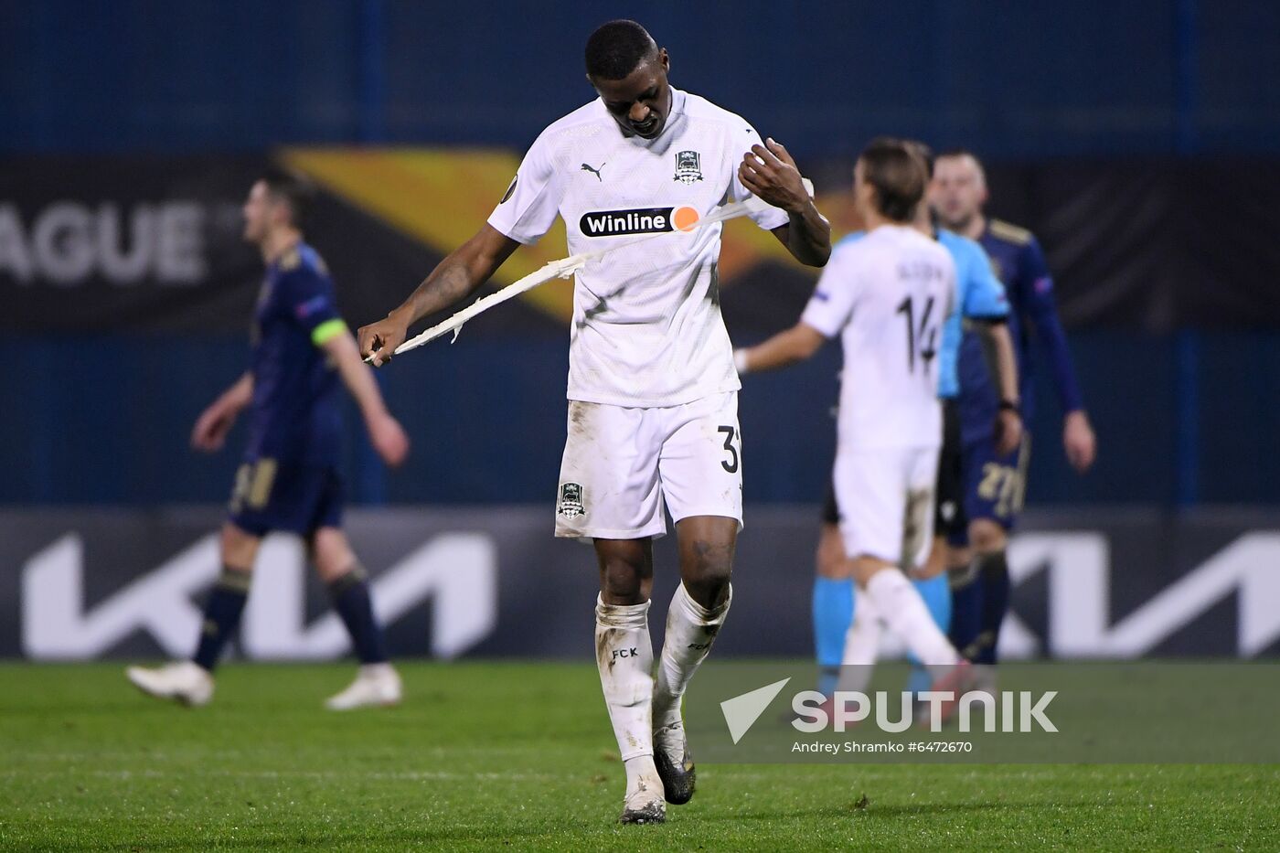 Croatia Soccer Europa League Dinamo Zagreb - Krasnodar