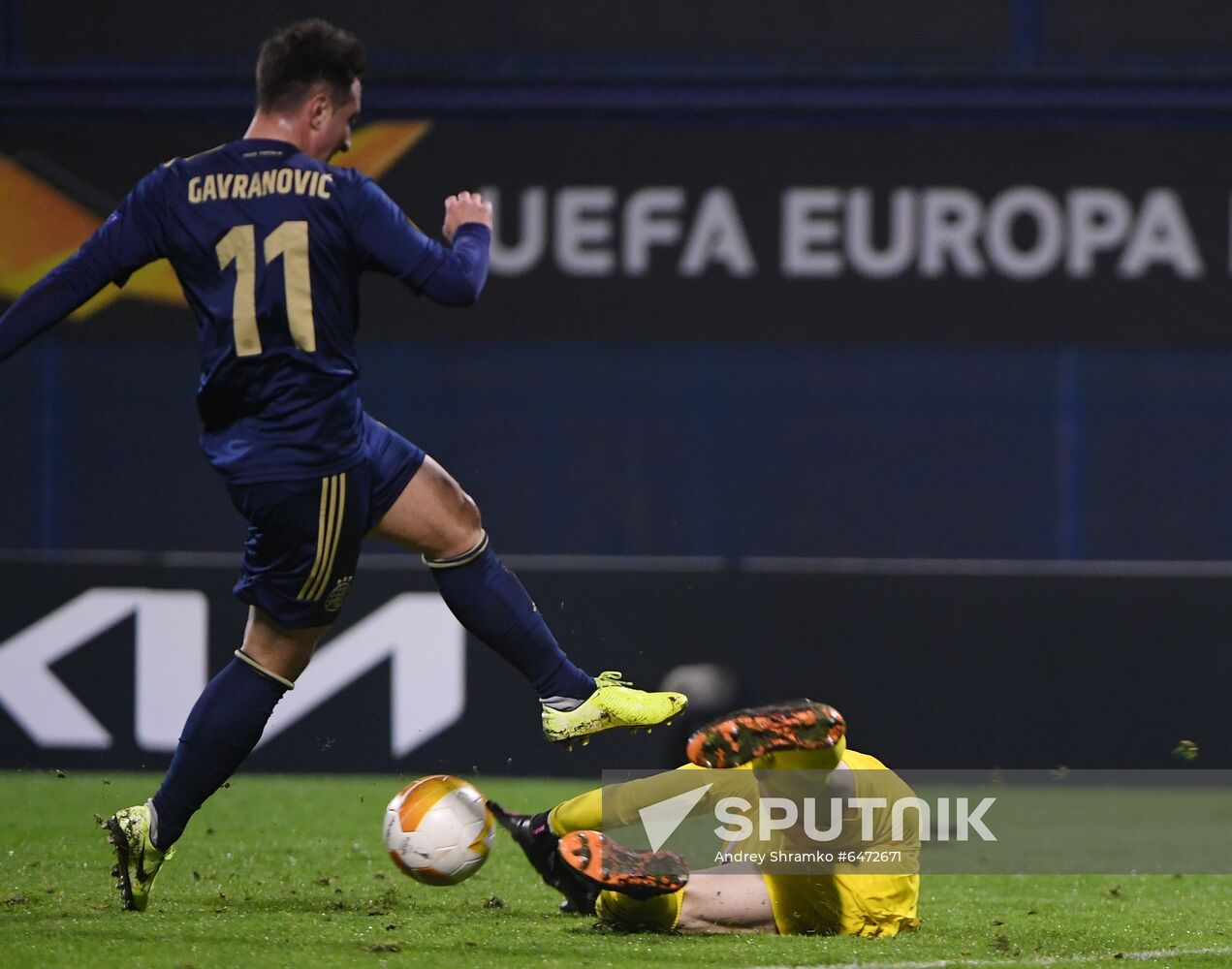 Croatia Soccer Europa League Dinamo Zagreb - Krasnodar