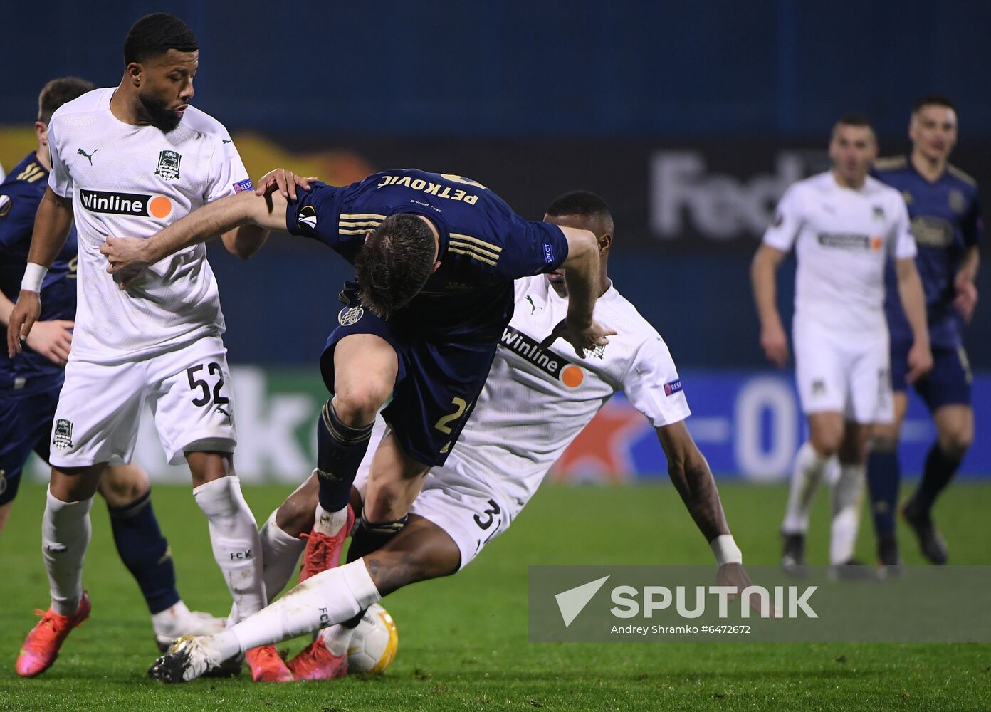 Croatia Soccer Europa League Dinamo Zagreb - Krasnodar
