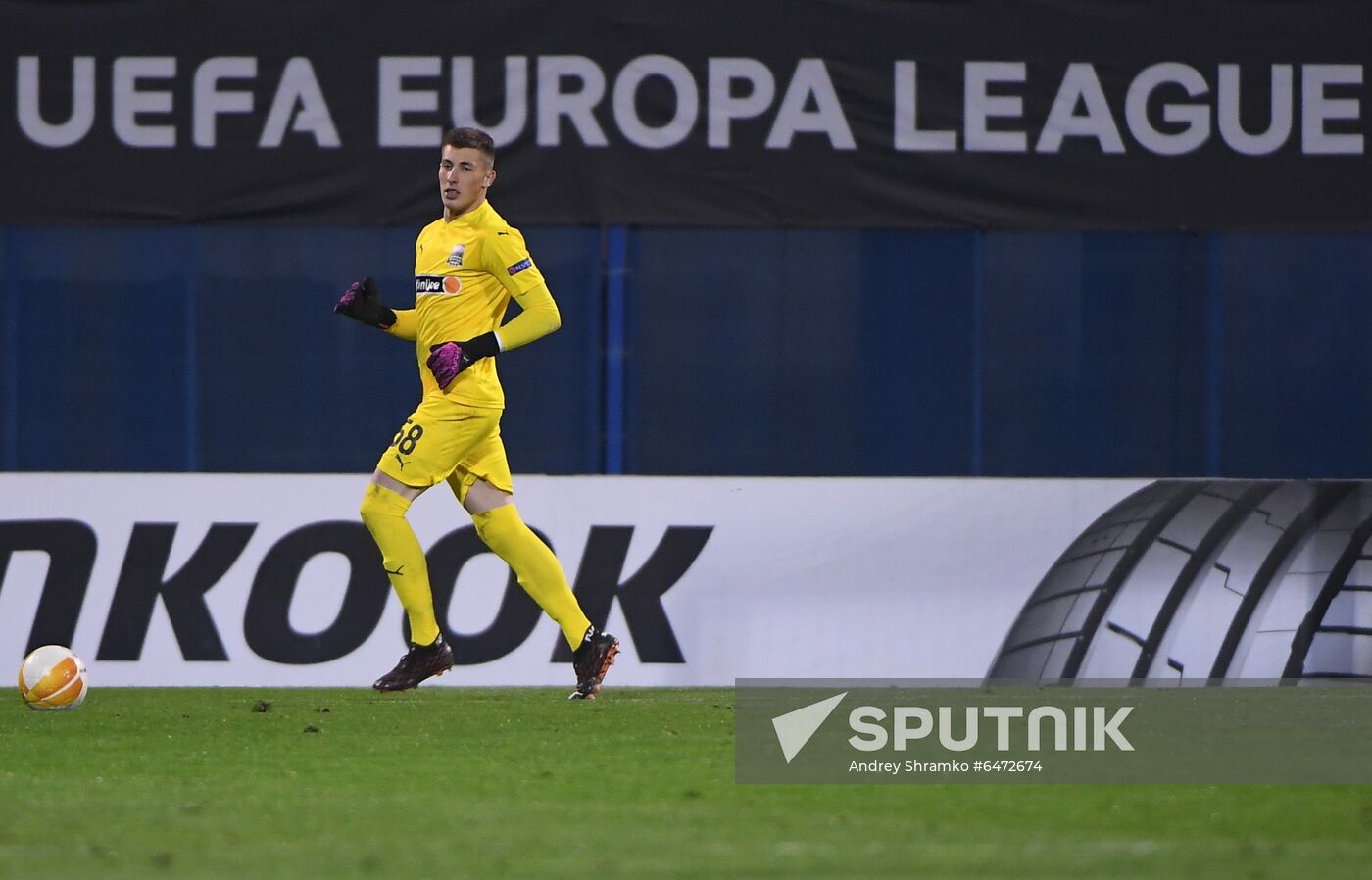 Croatia Soccer Europa League Dinamo Zagreb - Krasnodar
