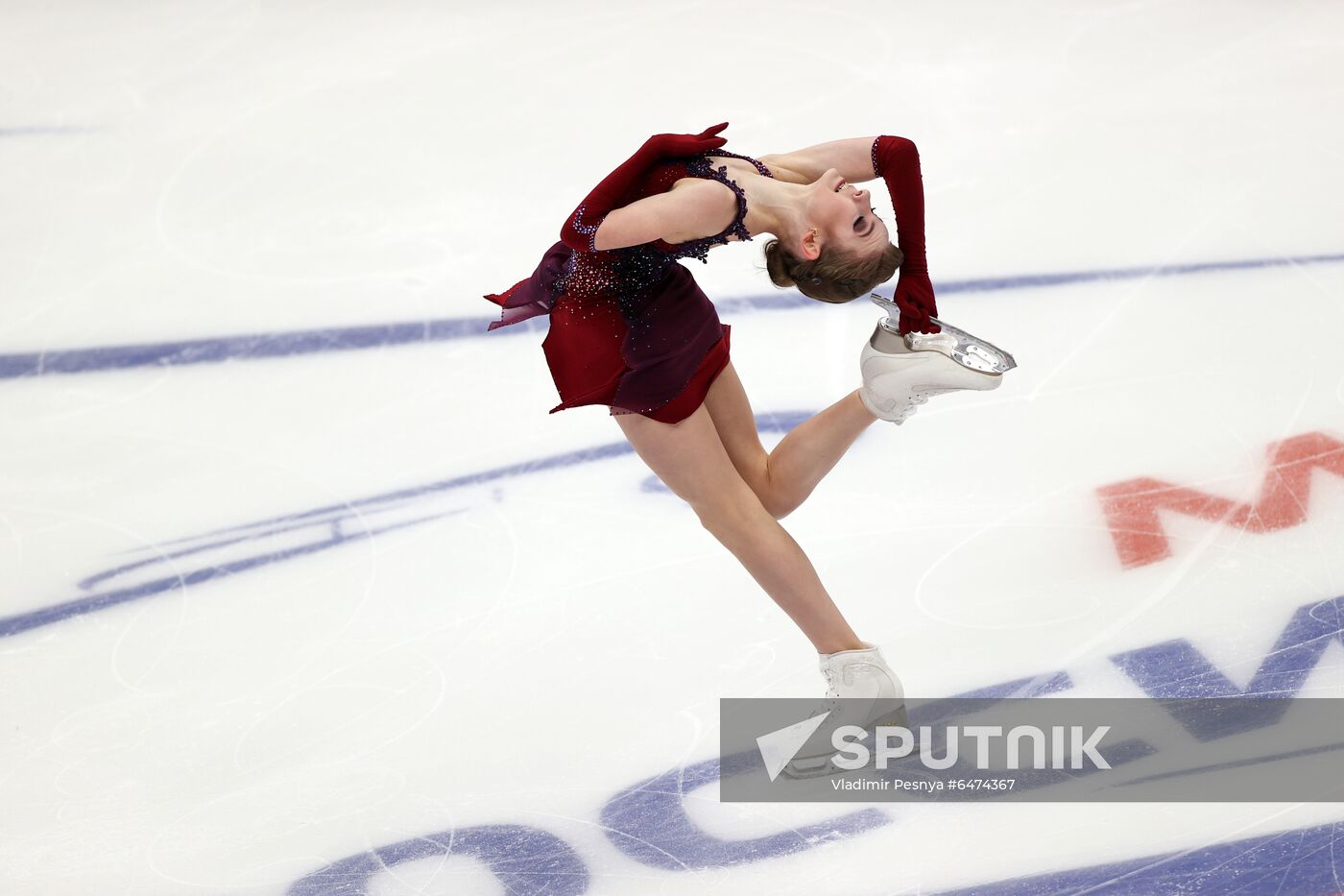 Russia Figure Skating Russian Cup Final Ladies