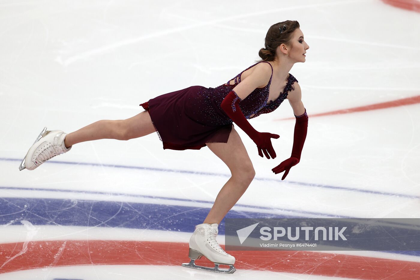 Russia Figure Skating Russian Cup Final Ladies