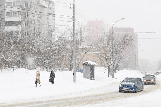 Russia Snowfall