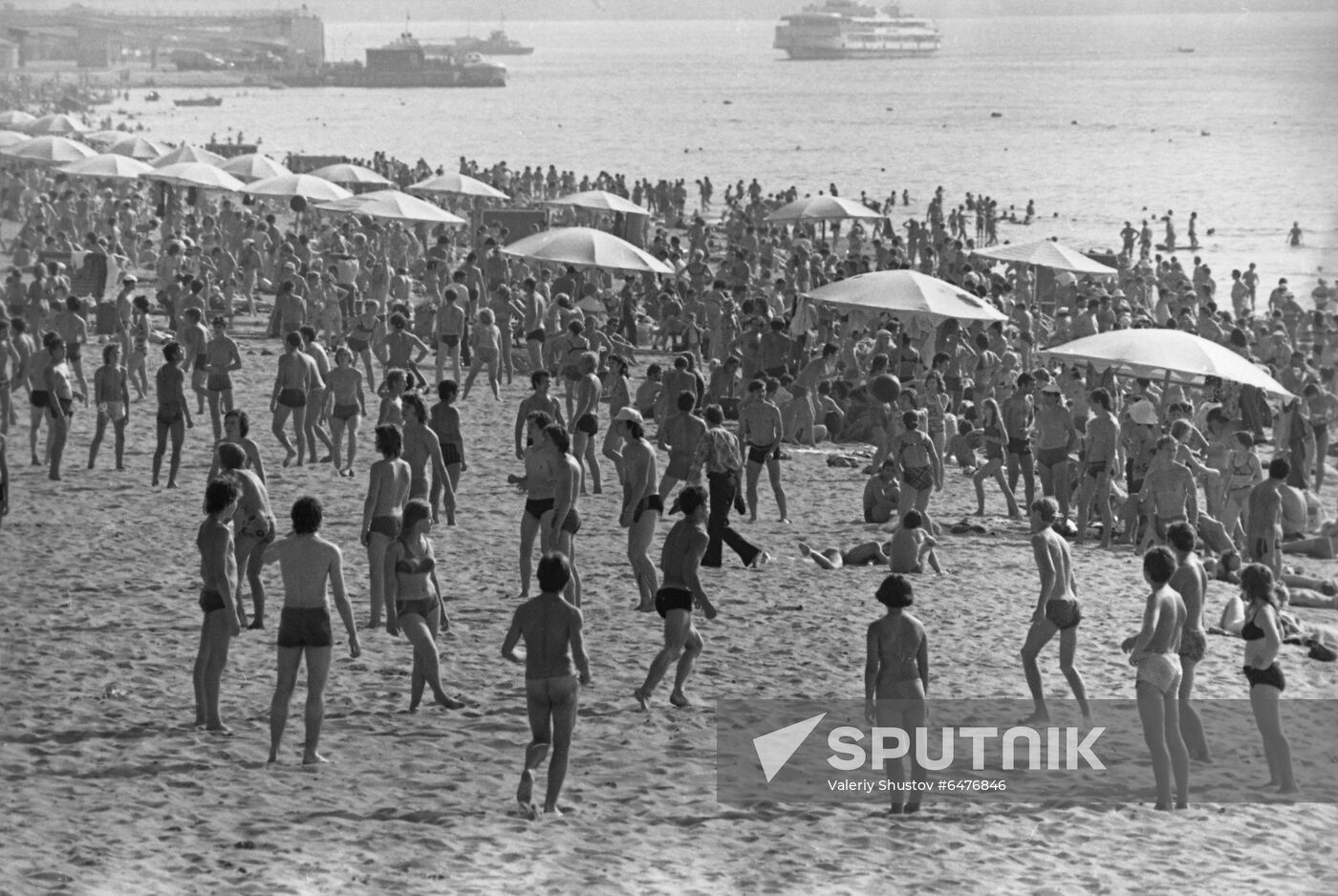 Public beach in Kuibyshev