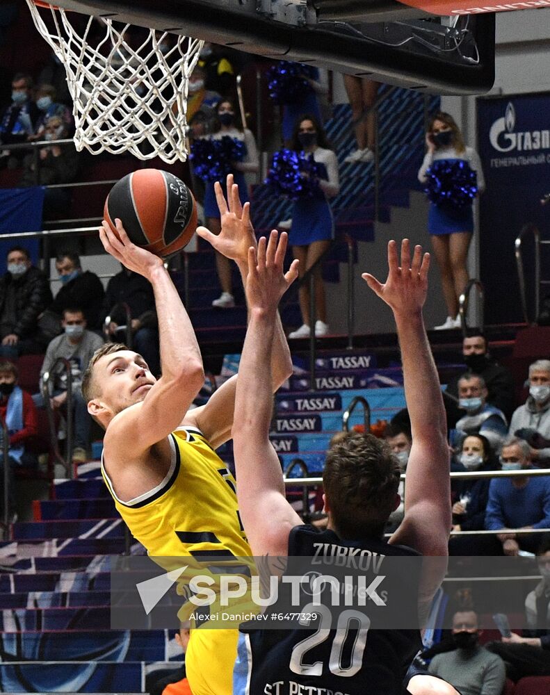 Russia Basketball Euroleague Zenit - Alba