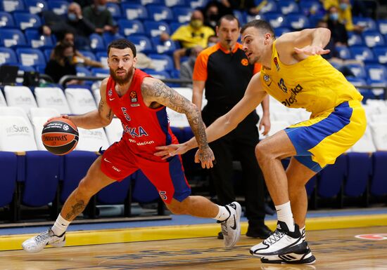 Israel Basketball Euroleague Maccabi - CSKA