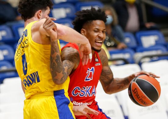 Israel Basketball Euroleague Maccabi - CSKA