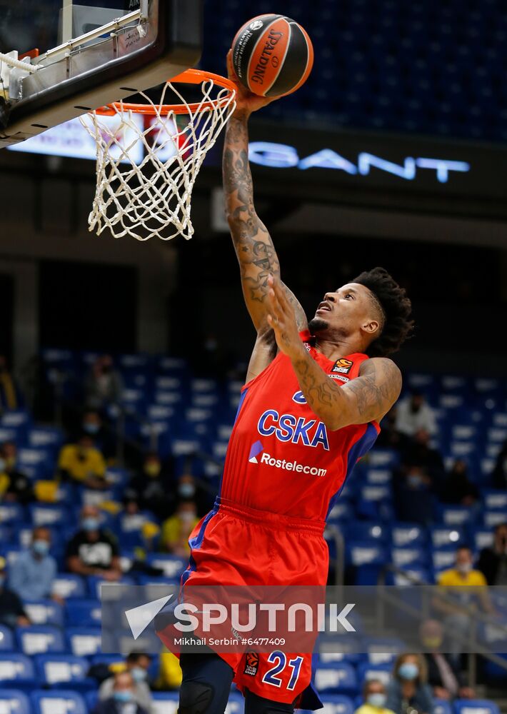 Israel Basketball Euroleague Maccabi - CSKA