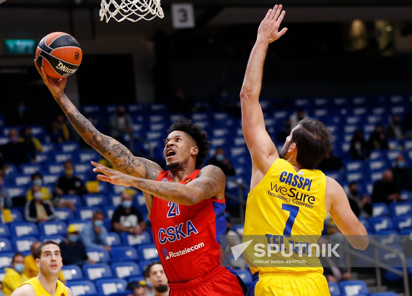 Israel Basketball Euroleague Maccabi - CSKA