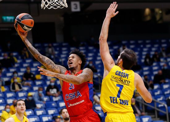 Israel Basketball Euroleague Maccabi - CSKA