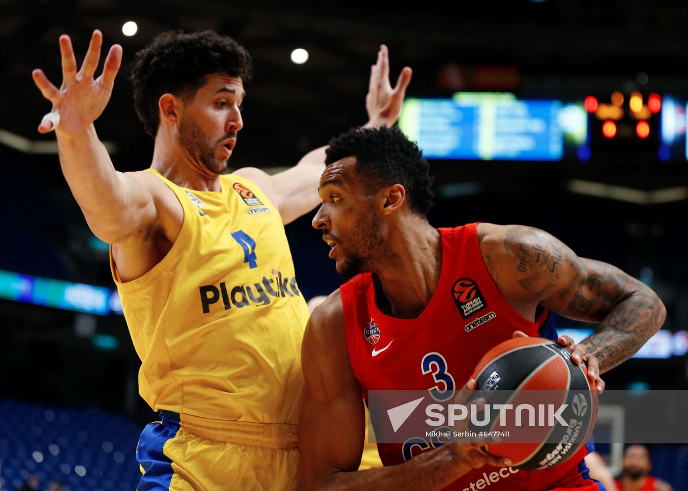 Israel Basketball Euroleague Maccabi - CSKA