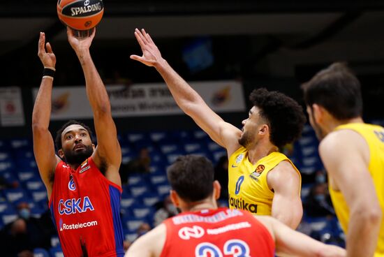 Israel Basketball Euroleague Maccabi - CSKA