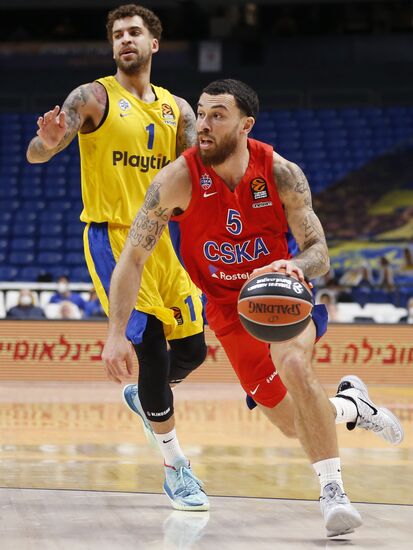 Israel Basketball Euroleague Maccabi - CSKA