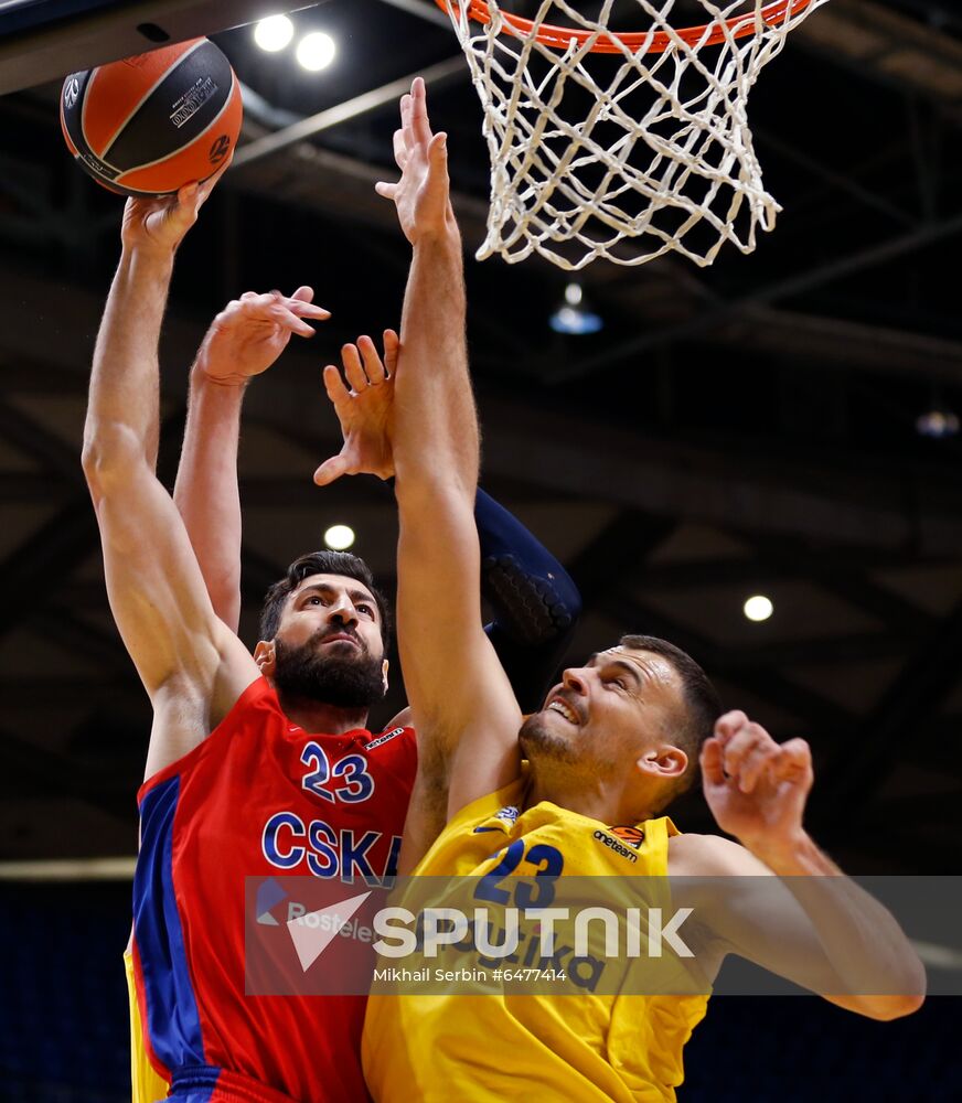 Israel Basketball Euroleague Maccabi - CSKA