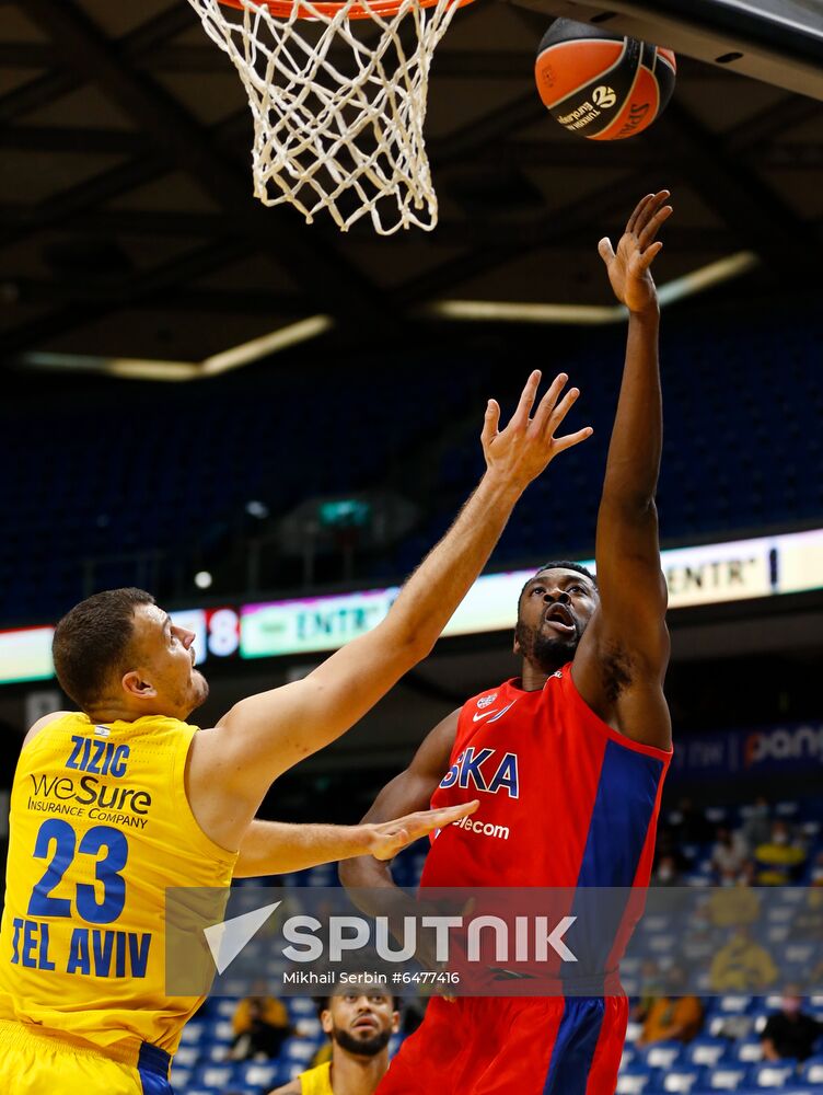 Israel Basketball Euroleague Maccabi - CSKA