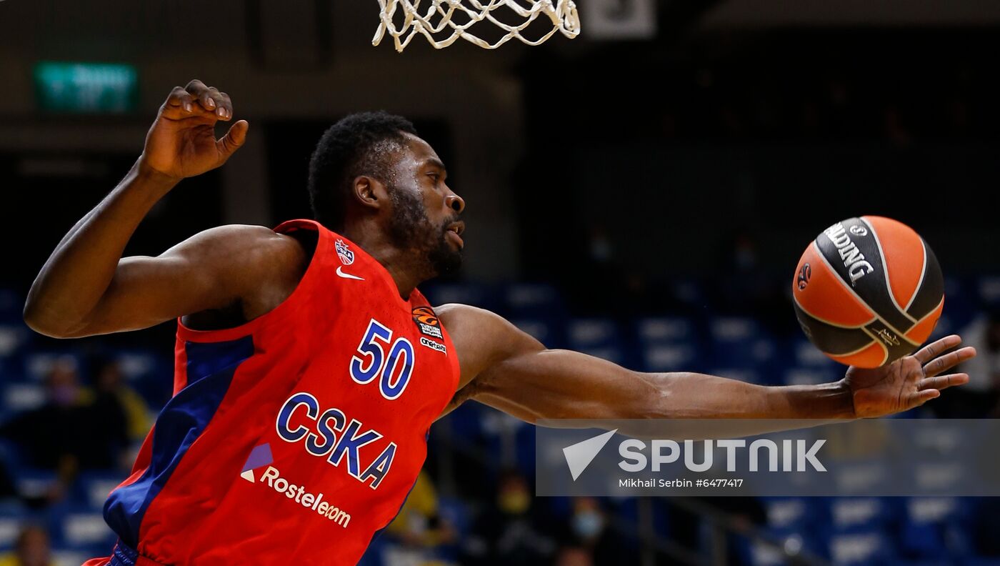 Israel Basketball Euroleague Maccabi - CSKA