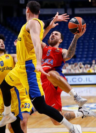 Israel Basketball Euroleague Maccabi - CSKA