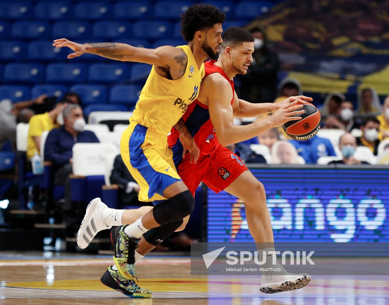 Israel Basketball Euroleague Maccabi - CSKA