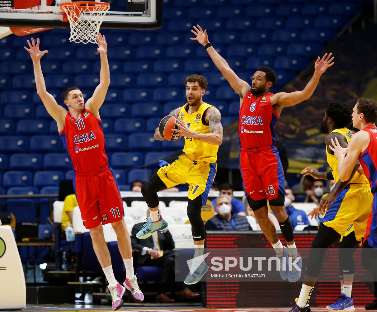 Israel Basketball Euroleague Maccabi - CSKA