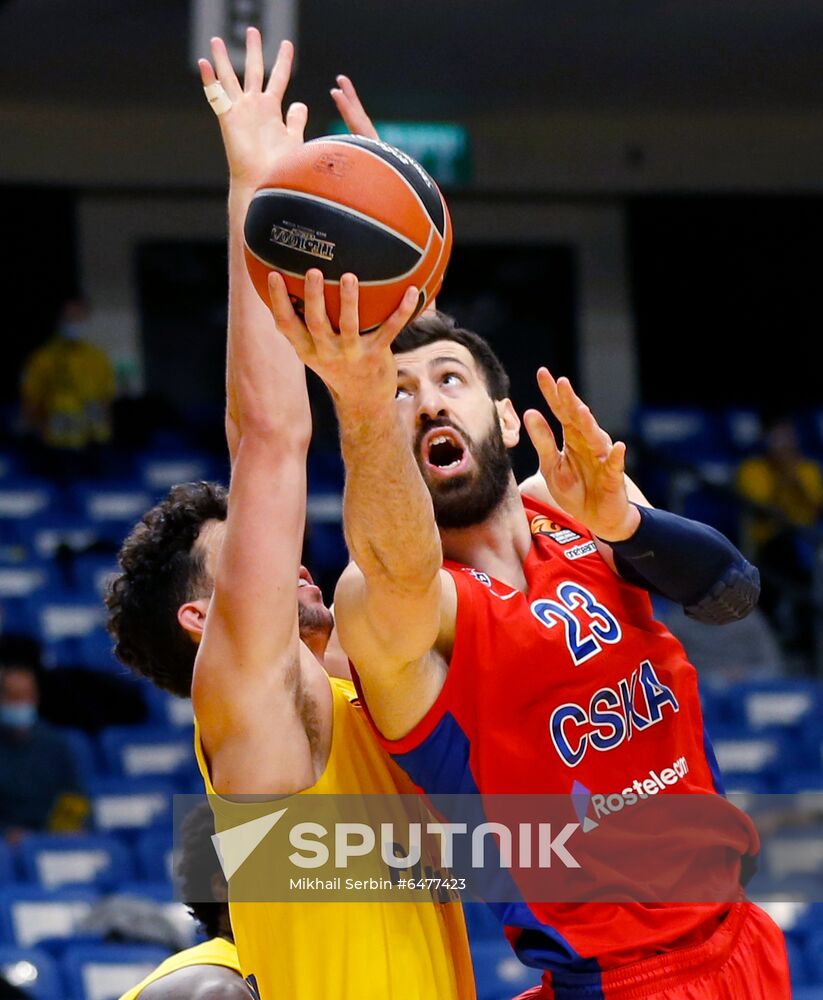 Israel Basketball Euroleague Maccabi - CSKA