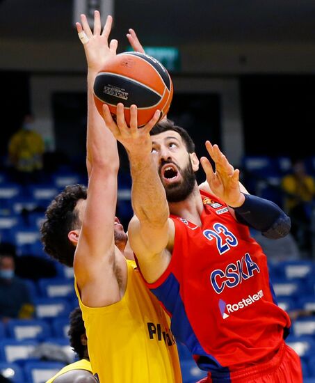 Israel Basketball Euroleague Maccabi - CSKA