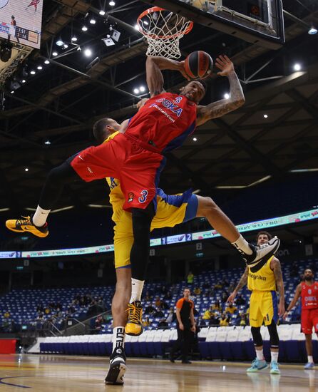 Israel Basketball Euroleague Maccabi - CSKA