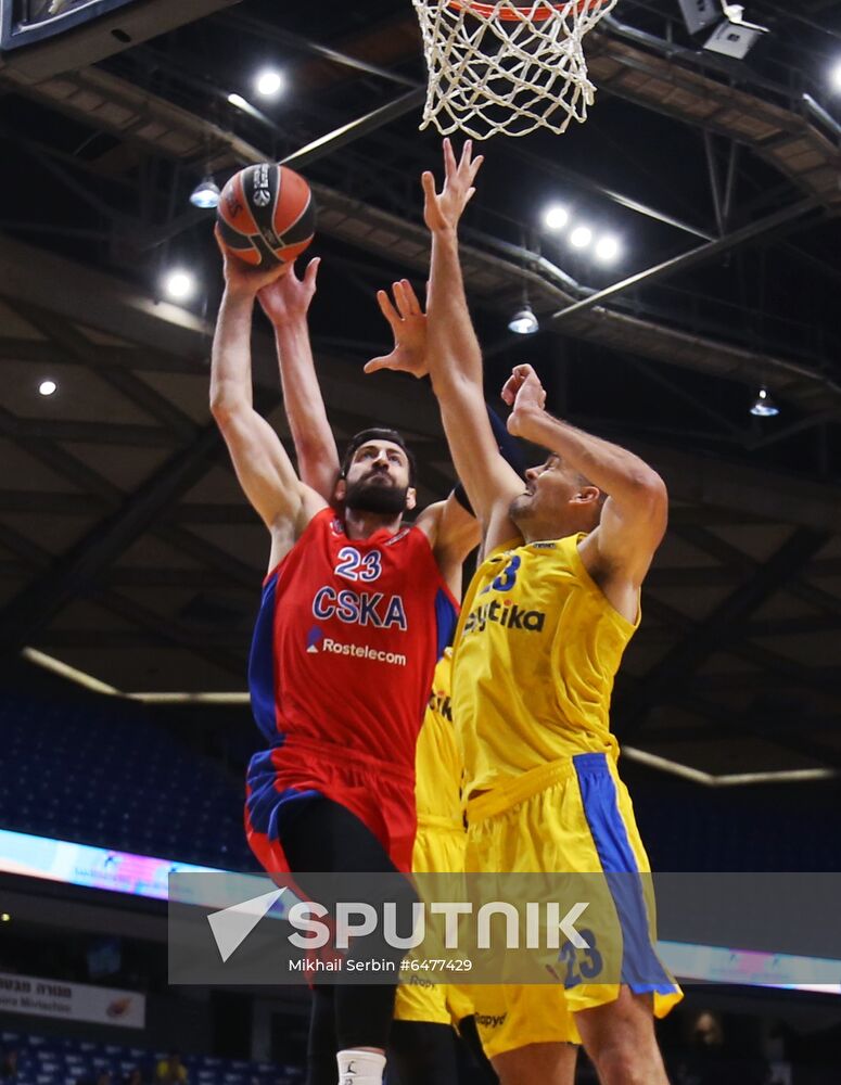 Israel Basketball Euroleague Maccabi - CSKA