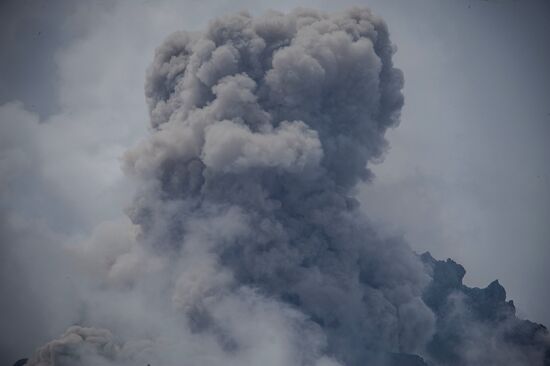 Indonesia Volcano Eruption