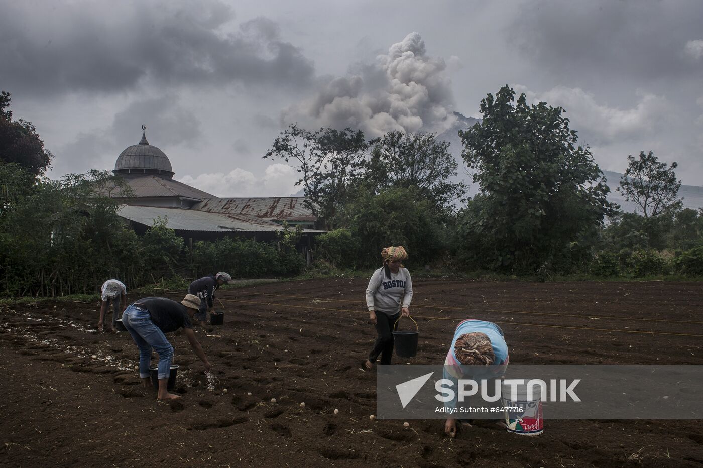 Indonesia Volcano Eruption