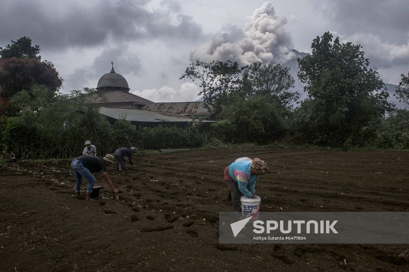 Indonesia Volcano Eruption