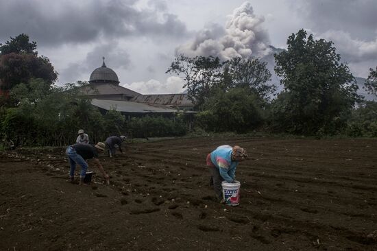 Indonesia Volcano Eruption