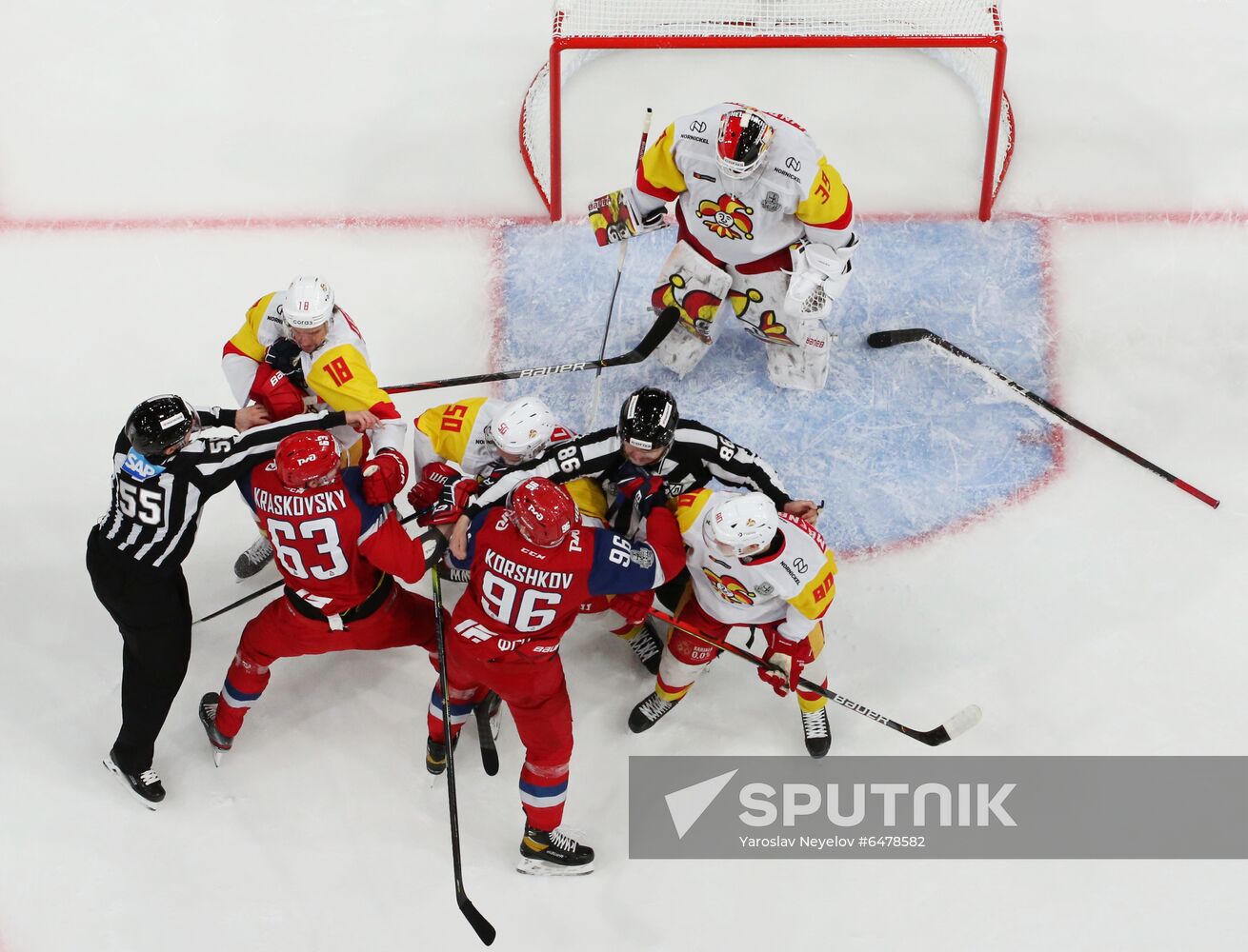 Russia Ice Hockey Lokomotiv - Jokerit