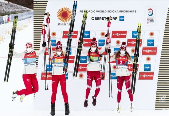 Germany Nordic Worlds Ski Women Relay Race