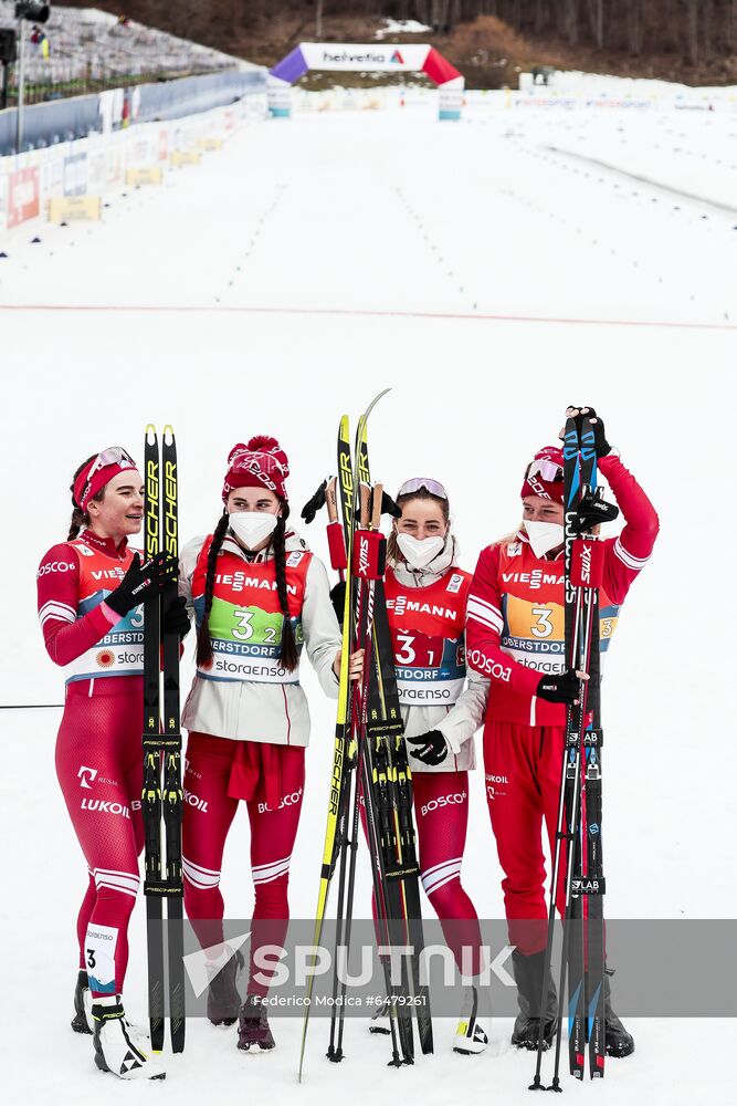 Germany Nordic Worlds Ski Women Relay Race