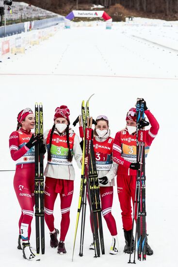 Germany Nordic Worlds Ski Women Relay Race