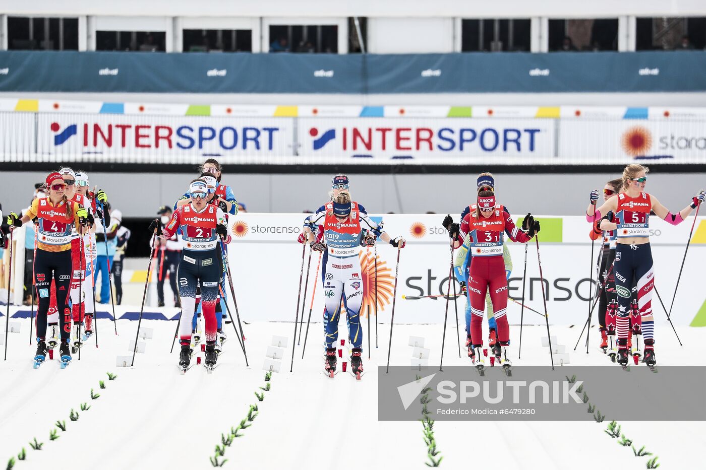 Germany Nordic Worlds Ski Women Relay Race