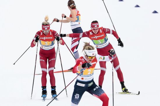 Germany Nordic Worlds Ski Women Relay Race