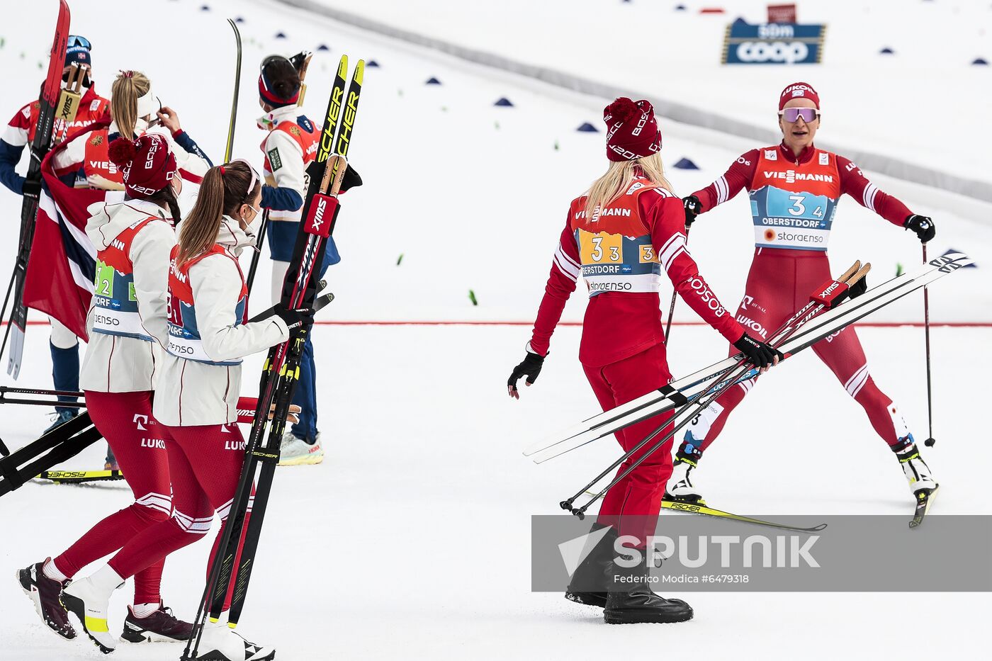 Germany Nordic Worlds Ski Women Relay Race