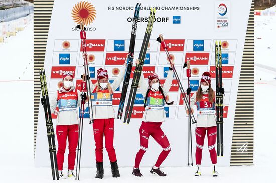 Germany Nordic Worlds Ski Women Relay Race
