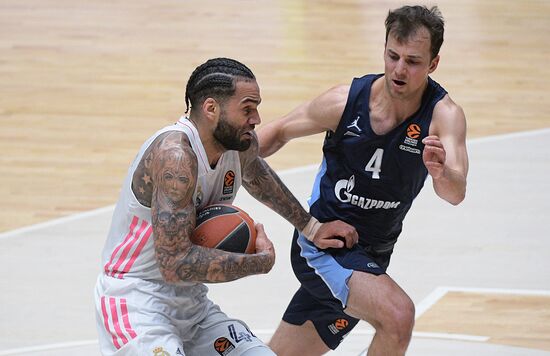 Russia Basketball Euroleague Zenit - Real