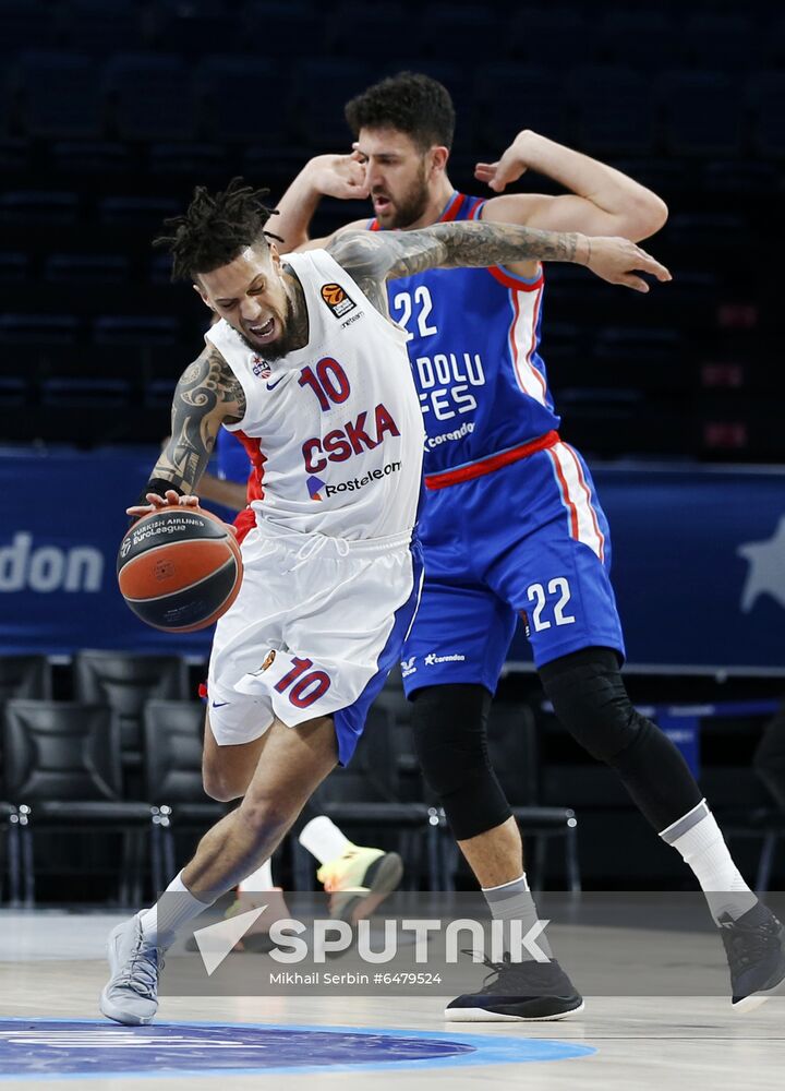 Turkey Basketball Euroleague Anadolu - CSKA