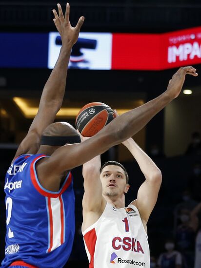 Turkey Basketball Euroleague Anadolu - CSKA