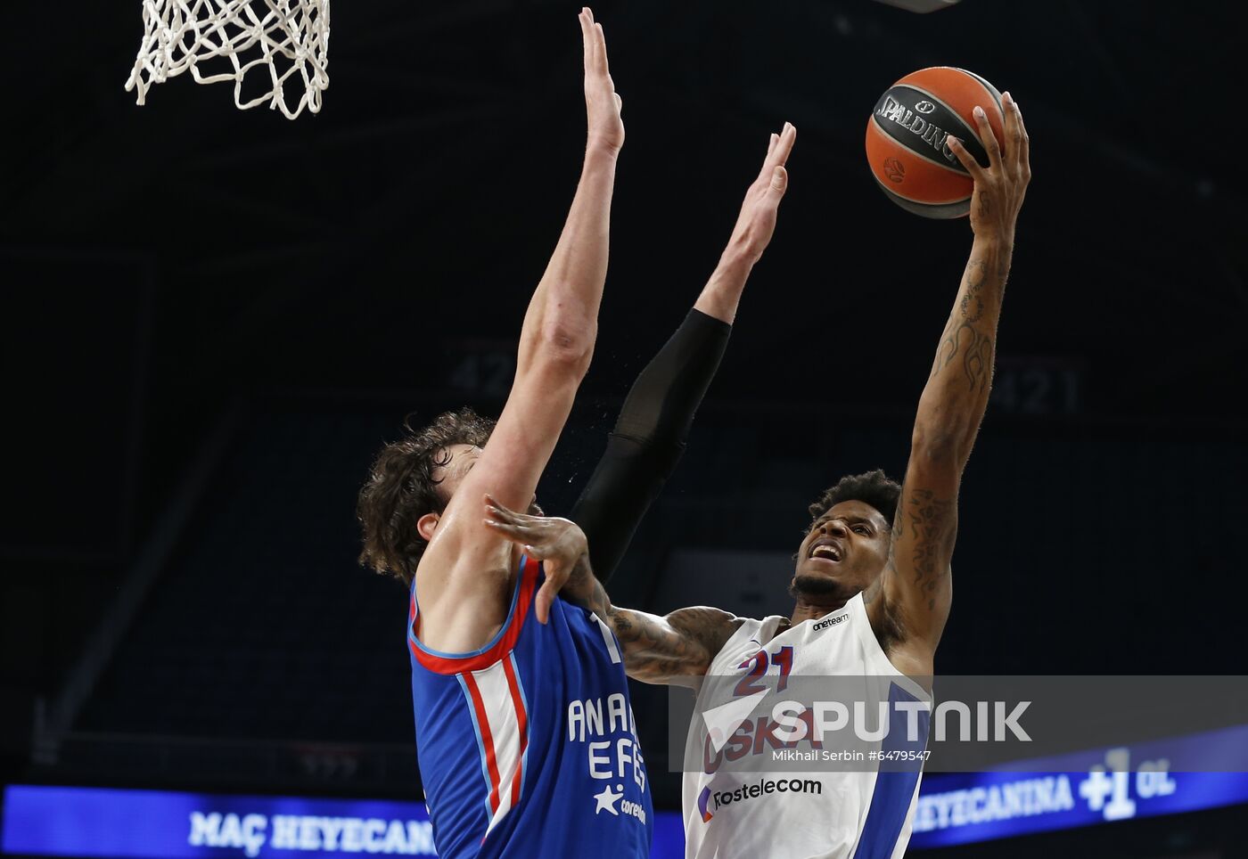 Turkey Basketball Euroleague Anadolu - CSKA