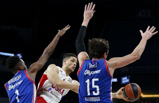 Turkey Basketball Euroleague Anadolu - CSKA
