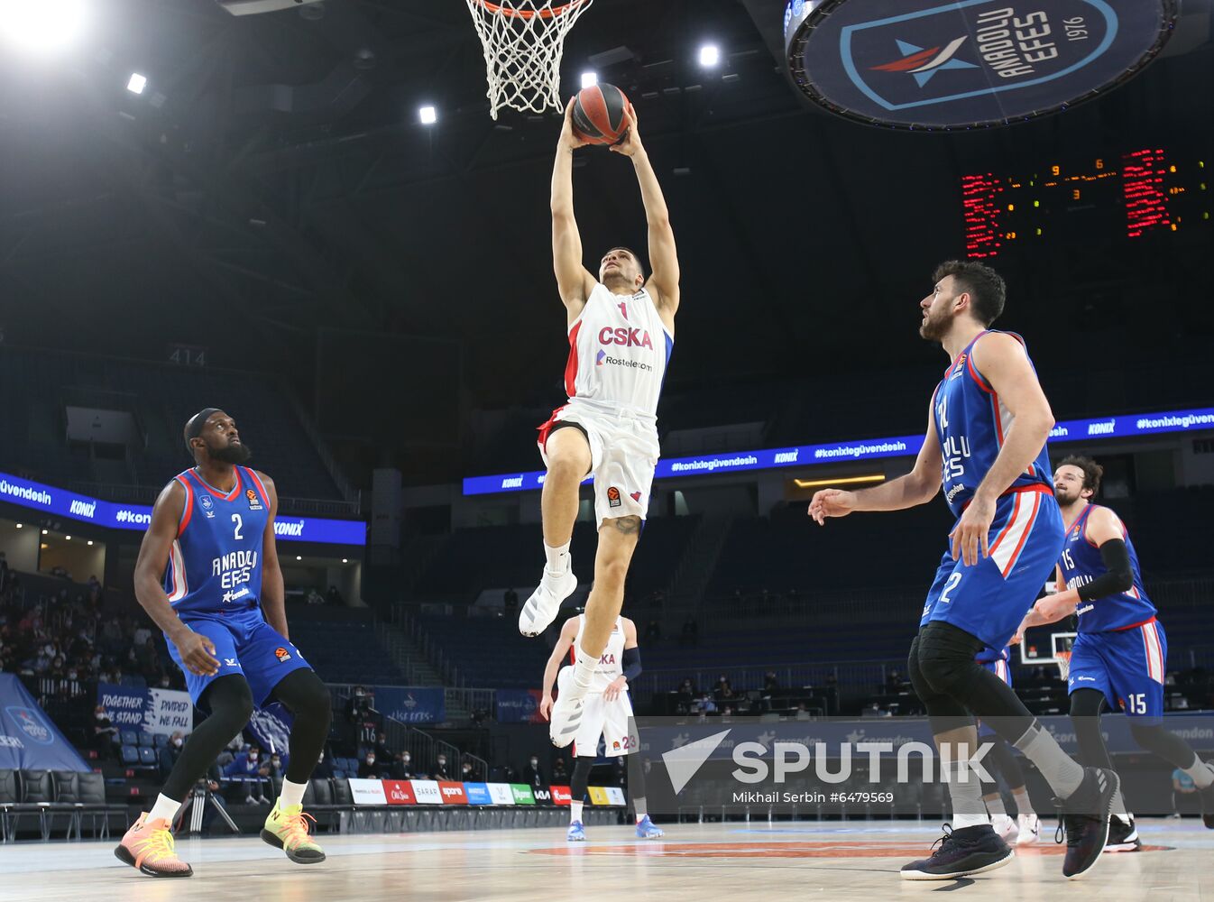 Turkey Basketball Euroleague Anadolu - CSKA