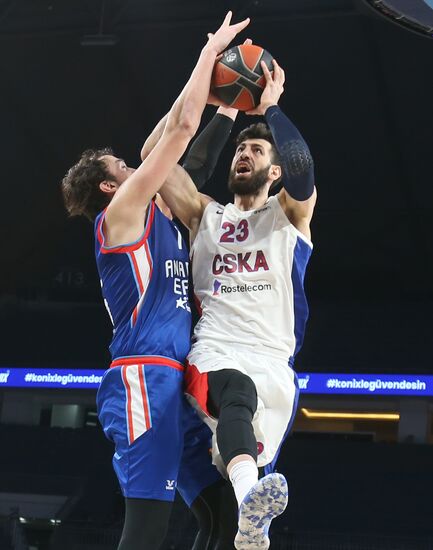 Turkey Basketball Euroleague Anadolu - CSKA