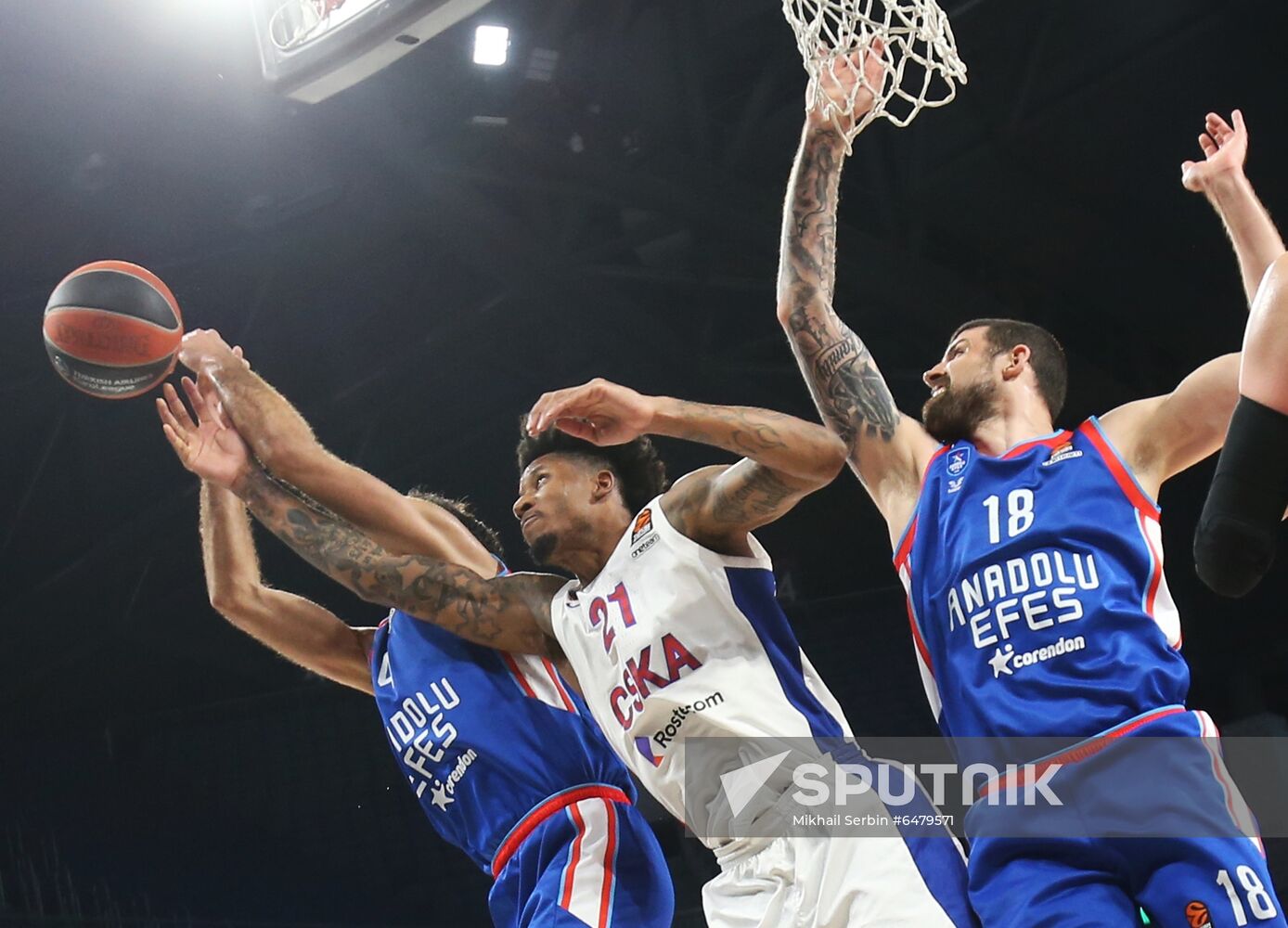 Turkey Basketball Euroleague Anadolu - CSKA